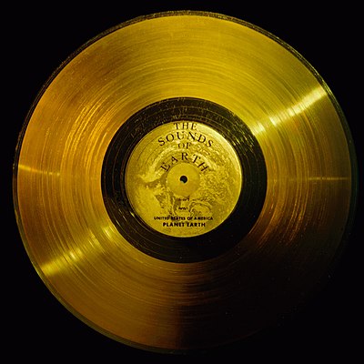 "The Sounds of Earth" are recorded on Golden Records on board each of the Voyager Probes.